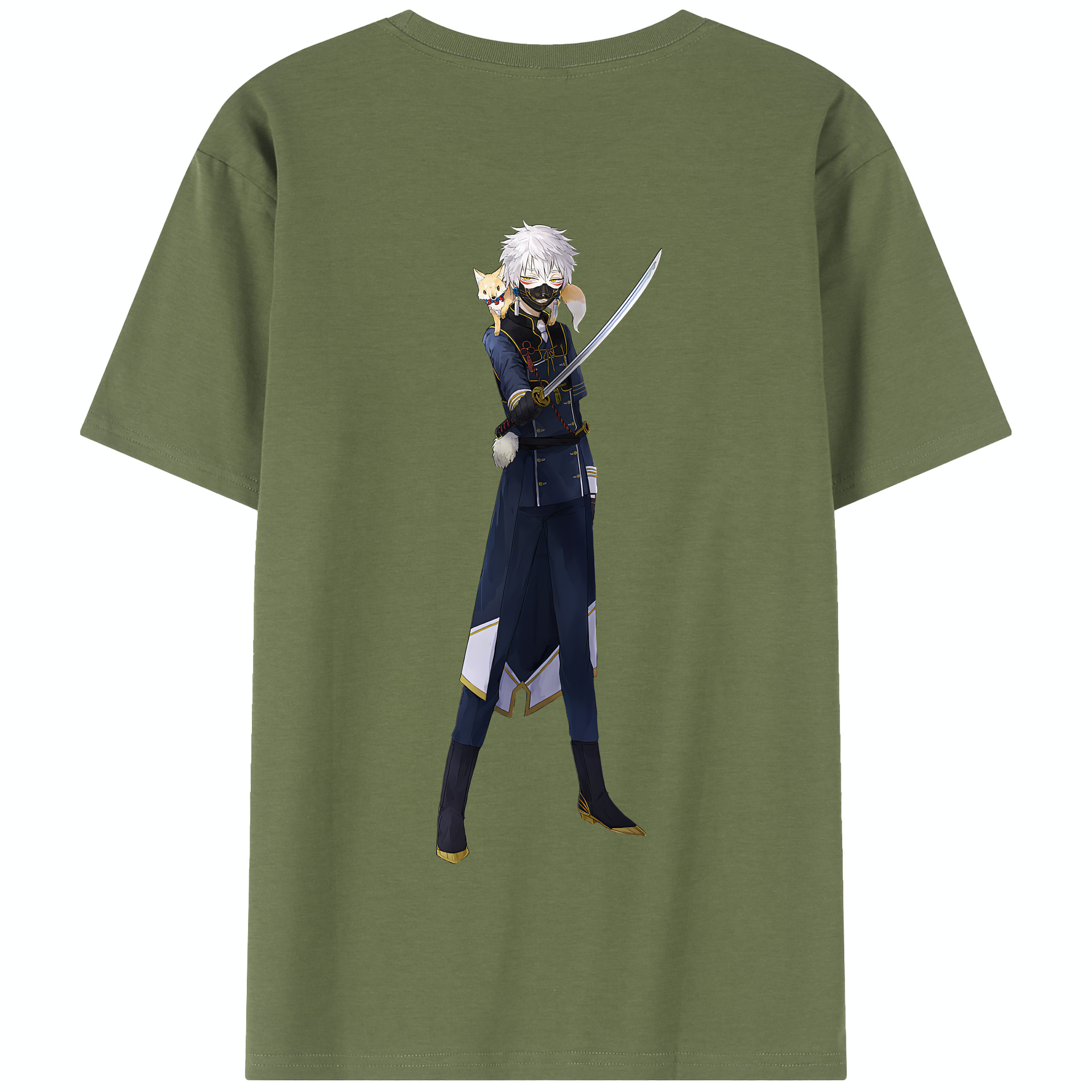 （画像用） 刀剣乱舞 Touken Ranbu 綿100％半袖Tシャツ（背面プリント）
